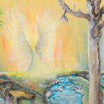 #Center.focal.point.-Unfinished.Grief.12x36.dk_JPEG-Web | Ambient Canvas