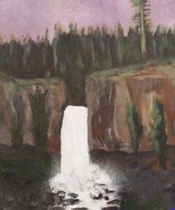 An Awesome And Amazing Tumalo Falls Night