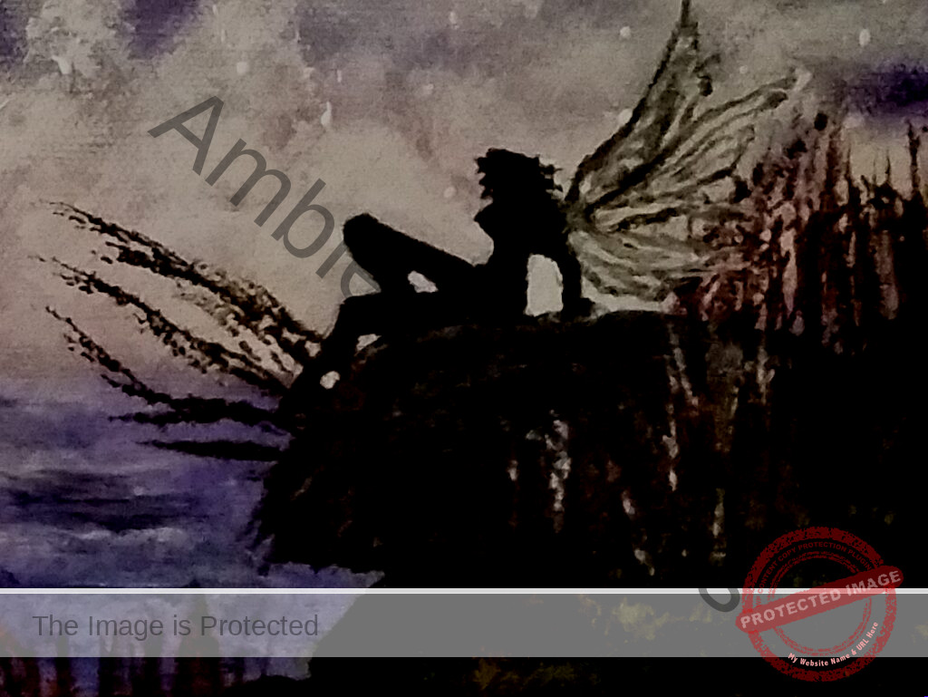 #Link to Original Acrylic on Canvas: A Fairy Star Night | Ambient Canvas