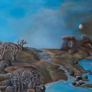 #Forgotten Treasures_ RT Upper Paneloil on canvas_dk_ | Ambient Canvas