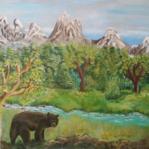 Big Bear In The Valley: A journey Captured on Canvas