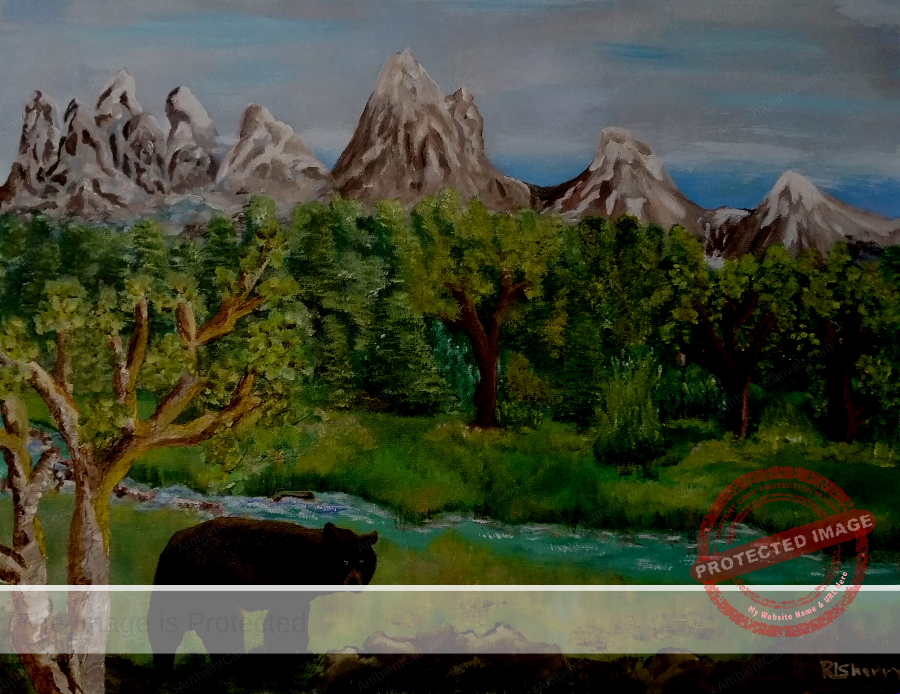 Big Bear In The Valley | Ambient Canvas #Big Bear In The Valley | Ambient Canvas
