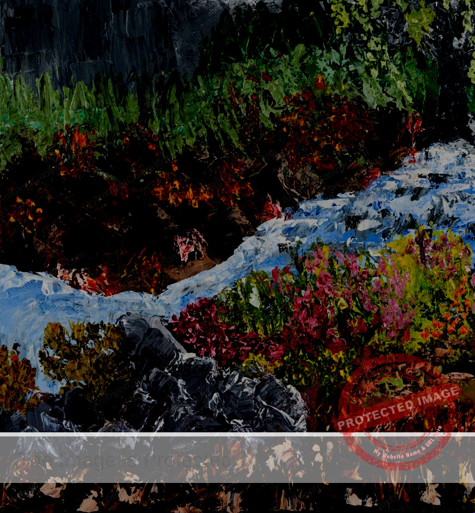 LT lower corner | Montana Flow Giclée Print | Ambient Canvas #LT lower corner | Montana Flow Giclée Print | Ambient Canvas