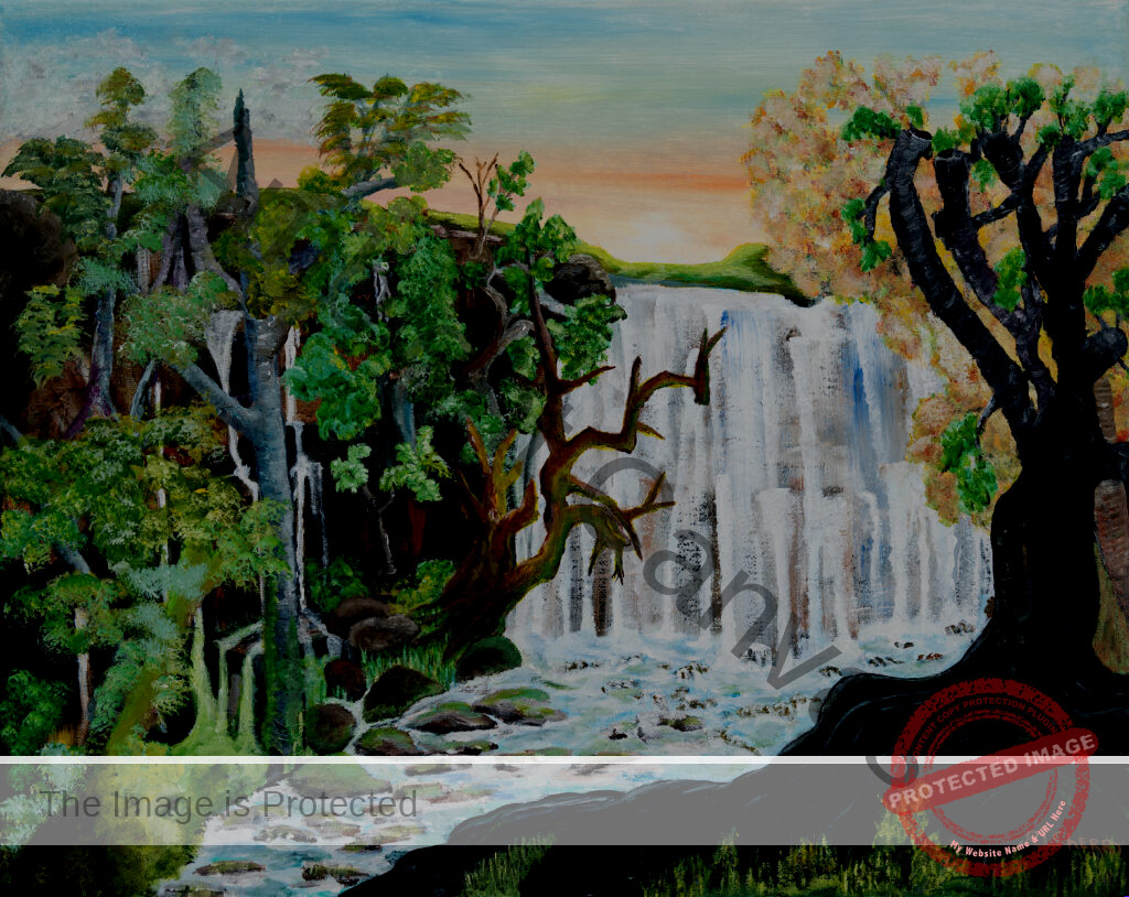Montana Grand.Waterfall.16x20.Dk_JPEG-Web | Ambient Canvas #Montana Grand.Waterfall.16x20.Dk_JPEG-Web | Ambient Canvas