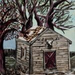 #Old Hunter's Shed 14" x 11" x .75" | Ambient Canvas's Storage Shed | Treasure of Tales