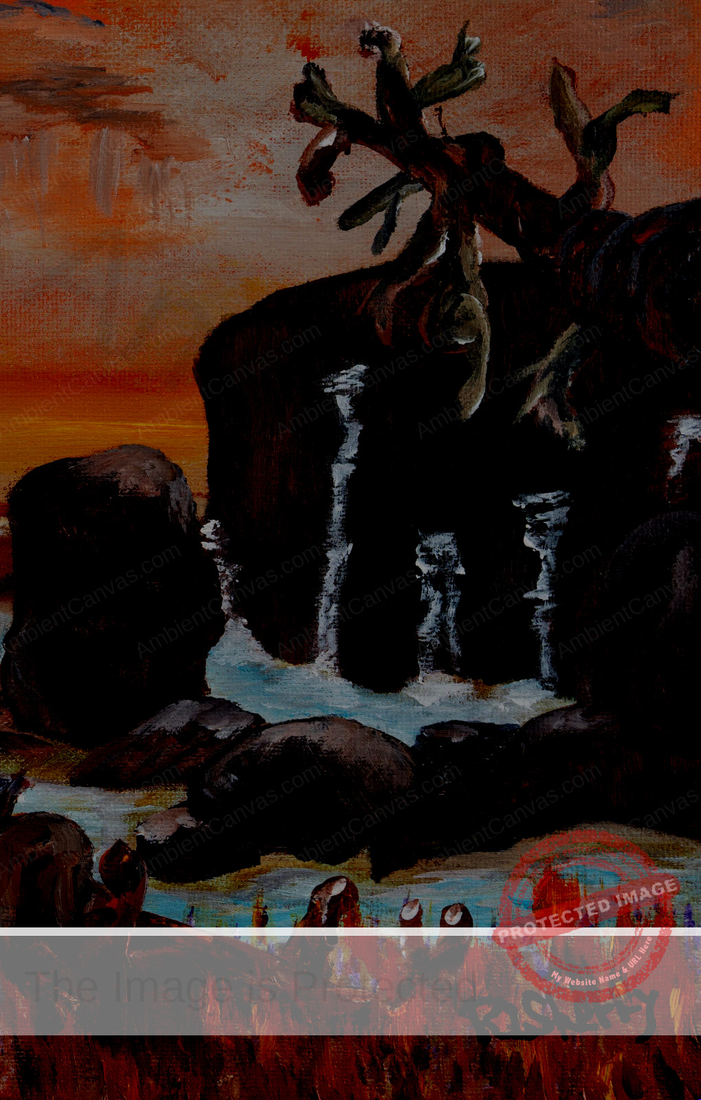A Grief Observed | Signature Panel | Right | Ambient Canvas #A Grief Observed | Signature Panel | Right | Ambient Canvas