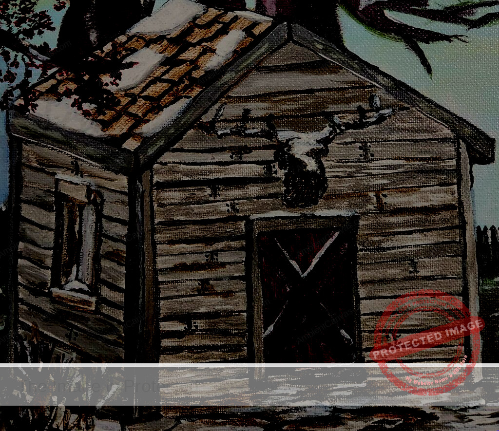 Old Hunter's Shed 14" x 11" | Ambient Canvas #Old Hunter's Shed 14" x 11" | Ambient Canvas's Storage Shed | Treasure of Tales