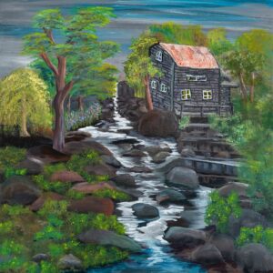 Up Creek Hideaway || Giclée Print | Black Frame