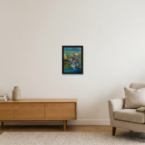 Up Creek Hideaway || Giclée Print | Black Frame