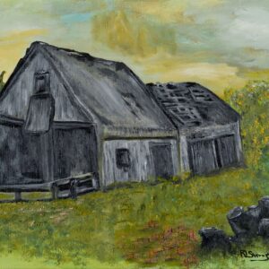 Miss Norma’s Barn Black Frame | Giclée Print