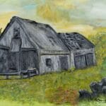 #Miss Norma's Barn | 16 x 20 inch Acrylic painting on Canvas | Ambient Canvas's Barn, acrylic painting on canvas