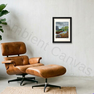 Montana Flow Giclée Print | Black Frame